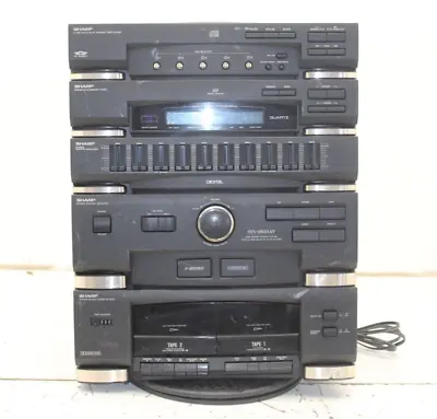 Sharp SC-9860AV High Power Stereo System With 5-Disc Multi-Play CD Player • $84.99