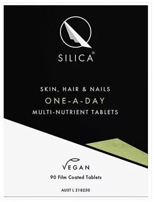 QSilica Skin Hair And Nail ONE-A-DAY (90 Tablets) VEGAN Silica Micronutrient • $69