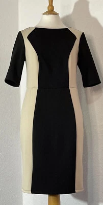 $16.10 • Buy Dorothy Perkins Size 12 Dress Work Smart Black Beige 