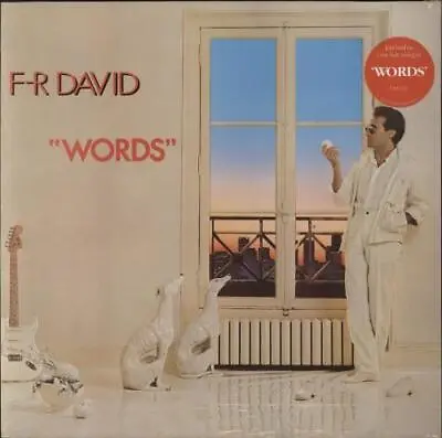 F.R. David Words - Hype Stickered... Vinyl LP  Record UK • $39.72