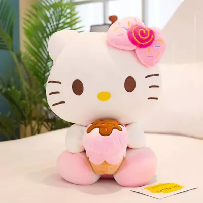 New!30Cm Hello Kitty Filling Plush Toys Stuffed Animal Room Decorate Plushies • $25.29