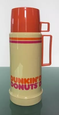$11.99 • Buy Vintage 1980s Dunkin Donuts Thermos Travel Coffee Mug