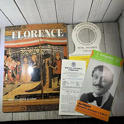 Vintage 1973 History Of Florence (Bonechi Editore) Paperback Book • $9.99