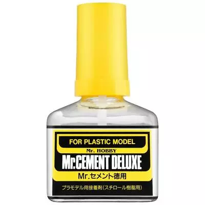 Mr. Hobby Mr. Cement Deluxe 40ml Paint Bottle MC127 HG RG MG PG Gundam Glue • $11.99