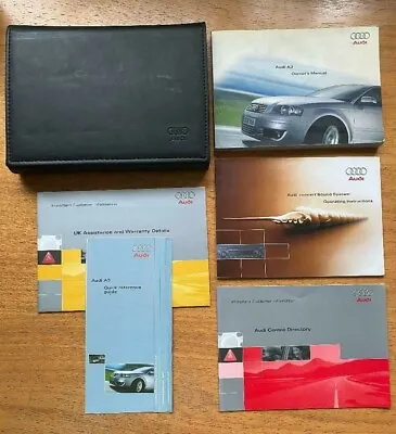 $24.59 • Buy Audi A3 Owners Manual Handbook & Wallet 03-05
