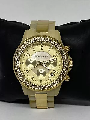 Michael Kors Madison MK5417 Women's Analog Gold Dial Quartz Wrist Watch MP318 • $59.99