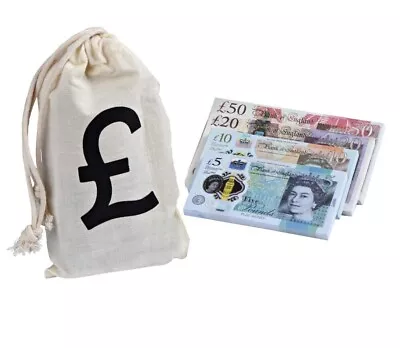 Dress Up America Pretend Pounds Sterling Money - Fake Money For Pranks & Party • £10.99