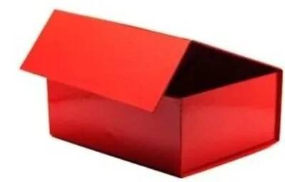 Red Magnetic Gift Box  Red Presentation Box • £5.29