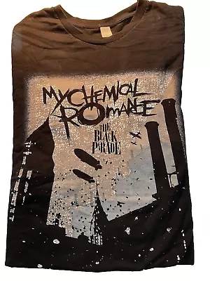 My Chemical Romance Band T Shirt The Black Parade Tour 2000s Men's Large Black • $28.99