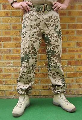 £24.99 • Buy German Army Surplus Issue Tropentarn Camouflage Combat Cargo Trousers,woodland