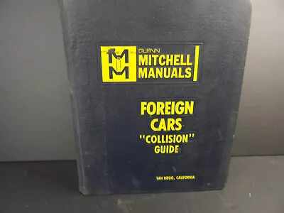 Glenn Mitchell Foreign Car Collision Guide 1960-1970 Shop Manual • $29