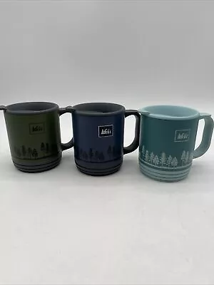 3 Vintage Stanley REI Branded Insulated Travel Coffee Mug 12 Oz 355 Ml Hot/Cold • $59.95