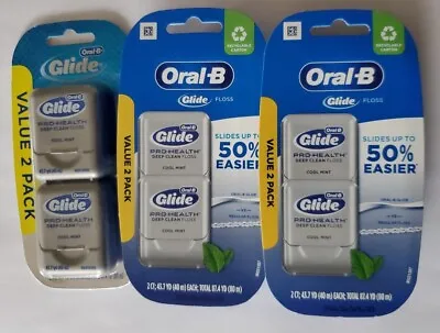 Oral-B Glide Pro-Health Dental Floss Original Floss 50m Lot Of 6 43.7 Yards • $24