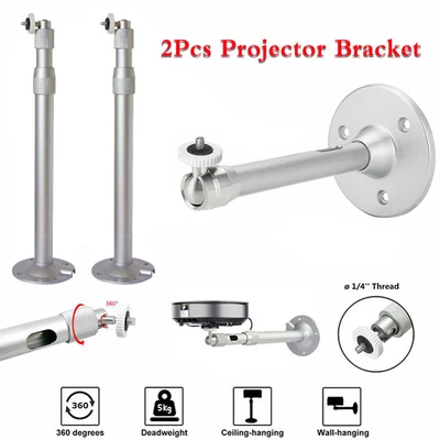 $27.99 • Buy 360° Universal Wall Ceiling Mount Bracket Mini DLP LCD Projector Holder Stand AU