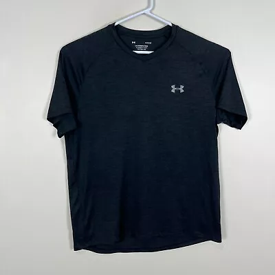 Under Armour V Neck Gym Training Running Lightweight Tee T Shirt Men's Large L • $24.99