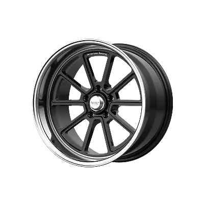 18x8 American Racing VN510 DRAFT Gloss Black Dmnd Cut Lip Wheel 5x4.5 (0mm) • $243.20
