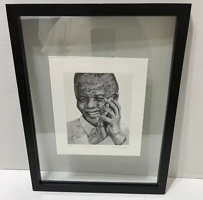 Nelson Mandela MANDELA'S JOY Art By Marc Alexander 10/500 Numbered / Signed • $127.50