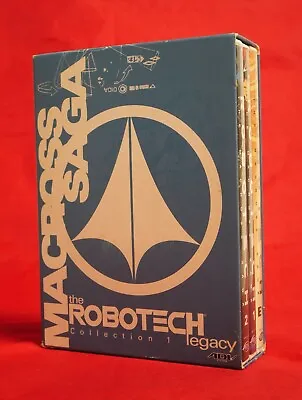 Robotech Legacy The Macross Saga Collection Of 3 DVDs ADV Films  • $19.99