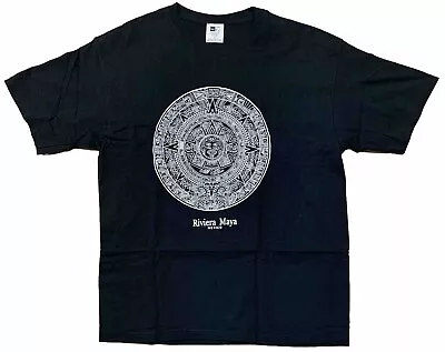 Riviera Maya Mexico Quintana Roo Vacation Yucatán T-Shirt Size Large Black • $12.93