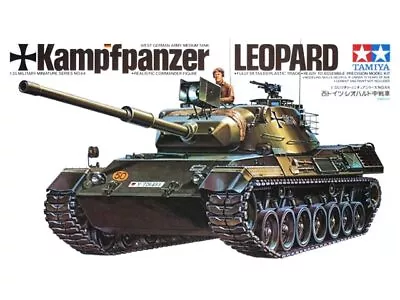 Tamiya 35064 German Leopard I Main Battle Tank 1/35 Scale Plastic Model Kit • $28.40