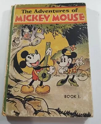 The Adventures Of Mickey Mouse Book 1 Original 1931 First Edition • $227.50
