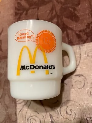 Vintage Fire King Mcdonald's Good Morning Coffee Mug • $7.99