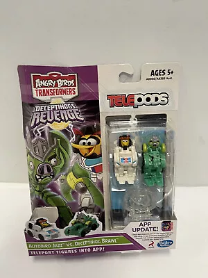 Angry Birds Transformers Telepods Autobird Jazz Deceptihog Brawl New Damaged Box • $19.99