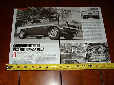 1974 Motion Performance 454 Vega Original 2020 Article • $11.95