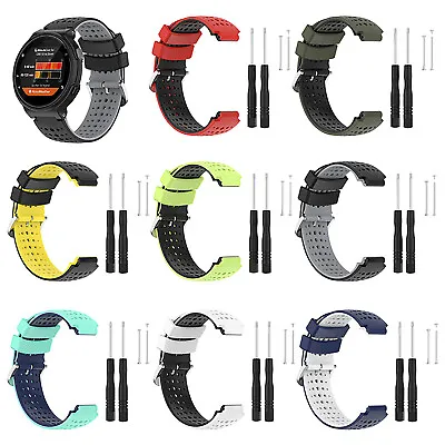 Silicone Watch Strap Wristband For Garmin Forerunner220 230 235 620 630 735 • $13.40