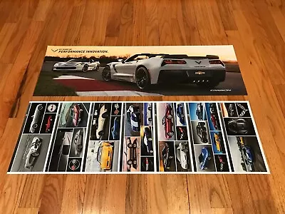 Corvette Carbon 65 Celebrating 65 Years Of The Corvette Banner Poster 30”x10” C7 • $26.99