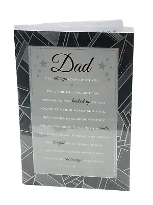 Special Dad Birthday Card**long Meaningful Lovely Verse**large ***back In Stock • £3.99