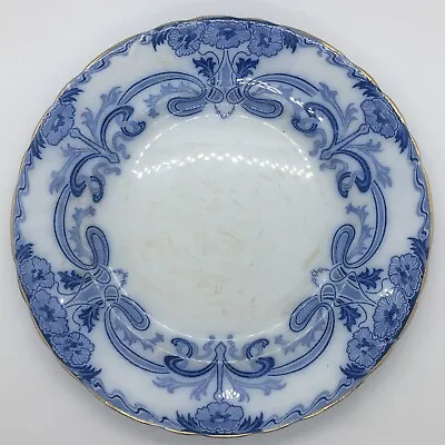 £12.99 • Buy Burgess & Leigh Middleport Pottery Dinner Plate Flow Blue White Burleigh