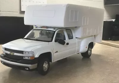 3D Print Bed Trailer Camper For 1/18 Anson Chevrolet Silverado 3500 Dodge Dually • $147.20