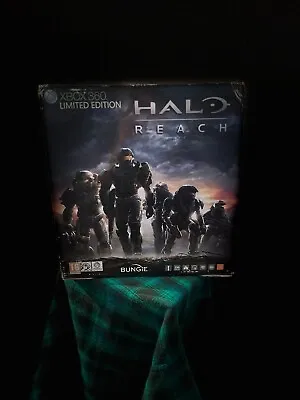 Halo: Reach Limited Edition Xbox 360 Slim (With Box Two Controllers And Game) • £120