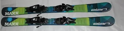 NEW Elan Kids Skis MAXX UFlex 110cm + Size Adjustable Bindings EL 4.5 GW • $214.99