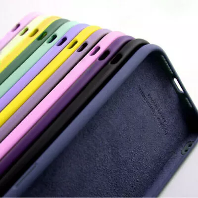 $2.73 • Buy Liquid Silicone Case For IPhone 14 13 12 11 Pro Max XR XS X 8 7 Back Phone Cover
