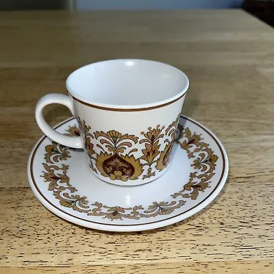 Retro Vintage Noritake Progression Protea Tea Cup & Saucer Duo No. 9067 - Japan • $10.99