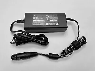 12V 5A 4-pin XLR AC Power Supply Adapter - Delta Black Connector • $29.87