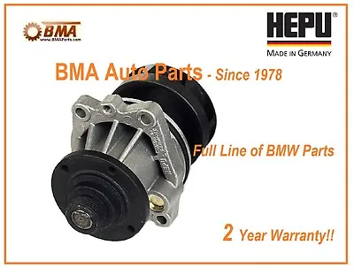 BMW E39 E46 X5 X3 E36 E34 323 325 330 525 X3 Z4 WATER PUMP HEPU OEM Quality P472 • $53