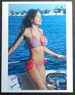 Michelle Baena Playboy Model SIGNED COLOR 8x10 PHOTO • $10