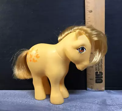 VTG 1983 G1 My Little Pony G1 Butterscotch Hasbro  MLP Orange Butterfly Design • $12.75