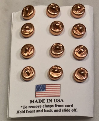 $20 • Buy Pack Of 12 Copper MAG-LOK Magnetic Jewelry CLASPS ~ Super Strong Made In USA