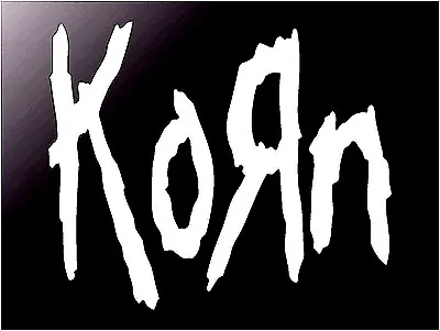 Korn Vinyl Decal KoЯn Nu Metal Band Car Window Laptop Guitar Sticker • $4.79