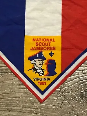 £12.65 • Buy 1981 Virginia Boy Scouts Of America BSA National Jamboree Scarf Necker