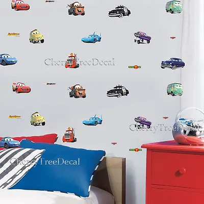 £5.29 • Buy Disney Cars 28PC Kids Wall Decal Art Stickers Boy Girl Nursery Decal Mural UK 