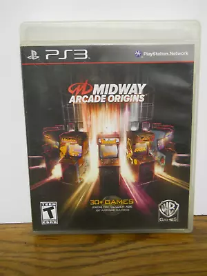 Midway Arcade Origins (Sony PlayStation 3 PS3) CIB Complete With Manual 2012 • $24.95