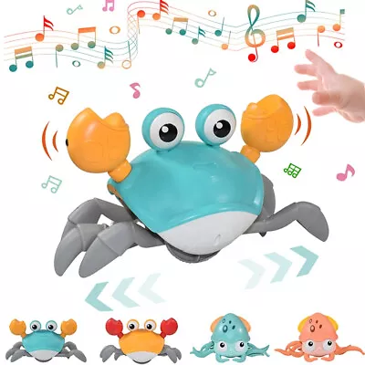 Baby Interactive Toy Crab Octopus Walking Dancing Music LED Electric Kids Toy • $5.99