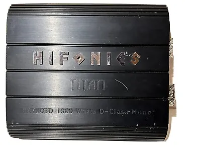 HIFONICS TITAN TX1005D 1000 Watts D Class Mono Amplifier. • £199