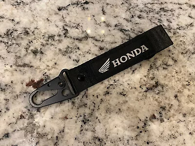 New Black Hook Honda HRC Racing Double Sided Car Motorcycle Keychain - US Seller • $10.75