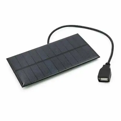 USB Solar Panel Power Bank For Outdoor Camping Hiking Phone Camera Charger • £9.63